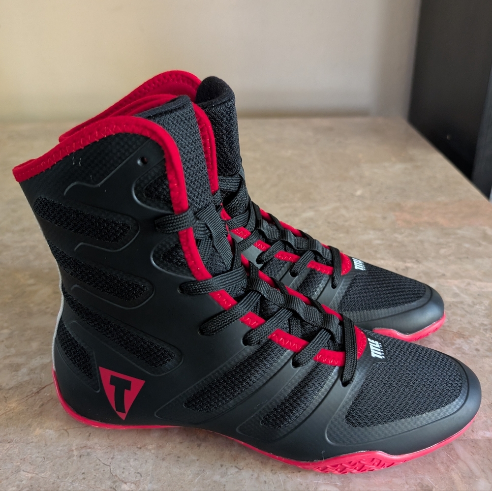Title Boxing Total Balance Shoes Red-black Men's Size 7 No Box